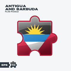 Antigua And Barbuda Flag Puzzle