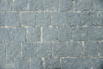 Old gray stone road, Old cobbled road.