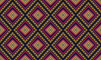 Geometric ethnic pattern for background,fabric,wrapping,clothing,wallpaper,Batik,carpet,embroidery style.	