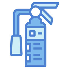 fire extinguisher two tone icon style