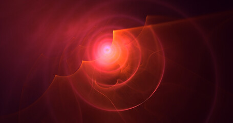 3D rendering abstract round light background