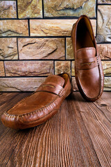 classic brown loafer