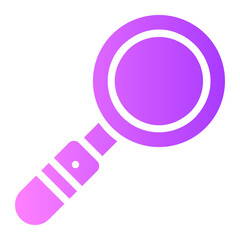 magnifying glass gradient icon