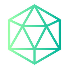 geometric gradient icon