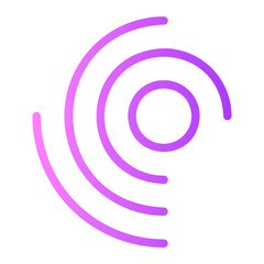 abstract shape gradient icon
