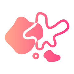 abstract shape gradient icon
