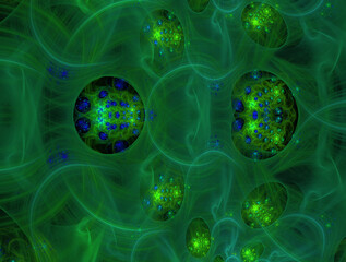 Imaginatory fractal abstract background Image