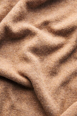 Seamless texture of handmade knitting of natural yarn