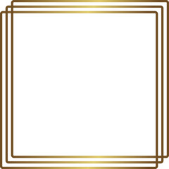golden geometric frame
