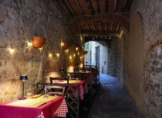  The old town  of Massa Marittima, also known as the Citta Slow, in Tuscany, Italy