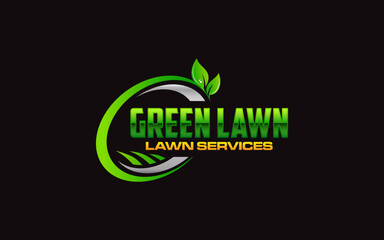 Illustration graphic vector of lawn care, landscape services, grass concept logo design template