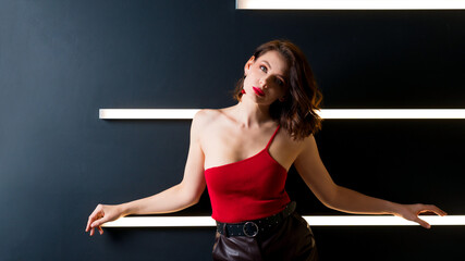 Fashion style female portrait