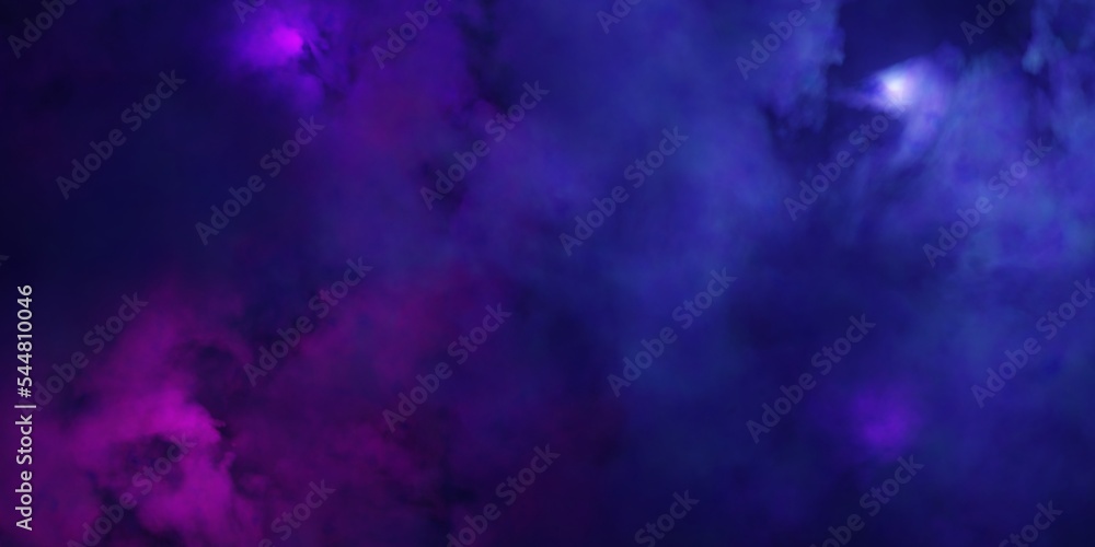 Poster 3d abstract background with multicolor smoke. 3d rendering illustration