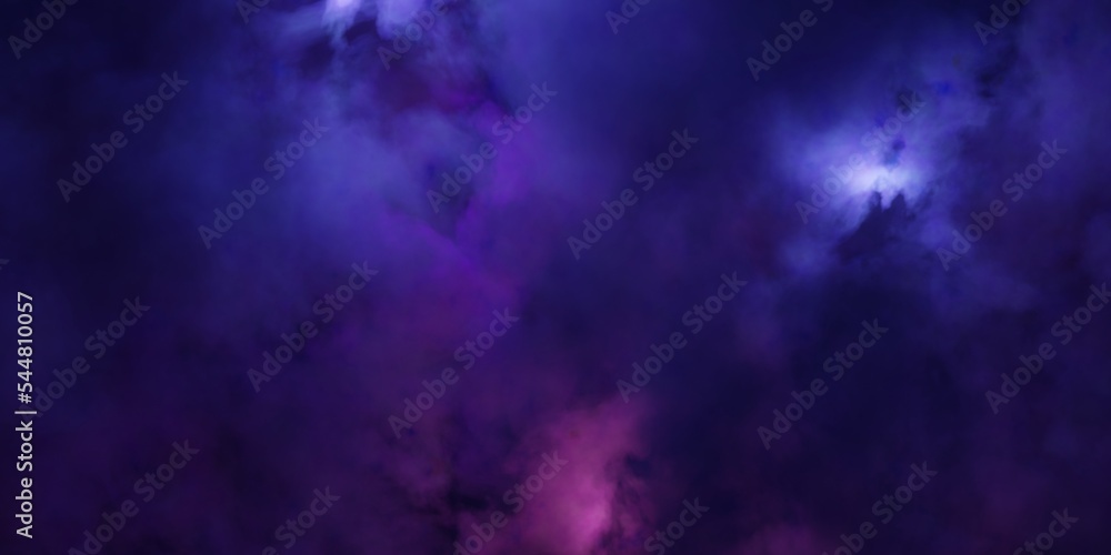 Poster abstract smoke background with multicolor on 3d rendering. multicolor abstract smoke background