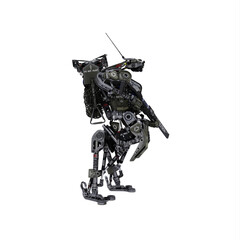 Heavy Combat robot cyborg soldier