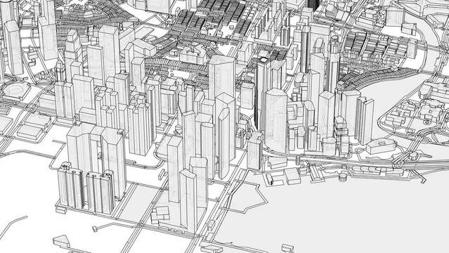 Outline city concept