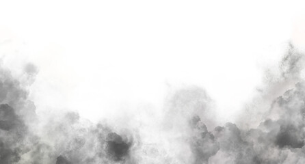 White fog or smoke on a transparent background © irham