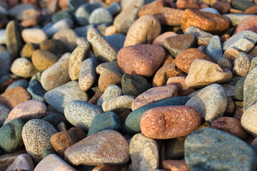 Round beach rocks 