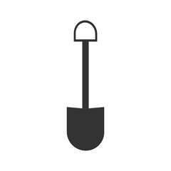 Shovel icon. Tool vector ilustration.