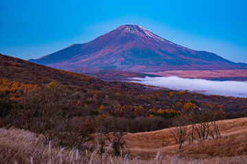 富士山と紅葉