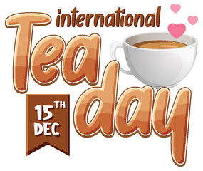 International Tea Day Banner Design