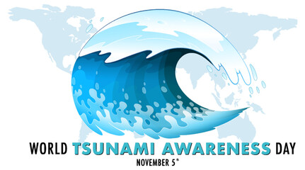 World Tsunami Awareness Day Banner Design