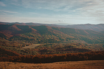 view from the mountains, bieszczady, poland © Ela