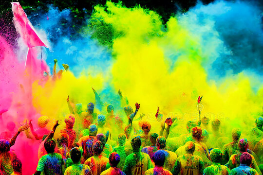 Holi Festival Background Images – Browse 126,759 Stock Photos, Vectors, and  Video