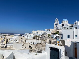 Santorini village city