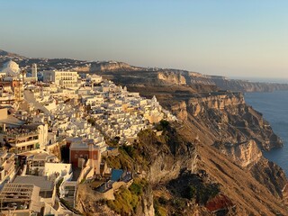 Santorini view from the top