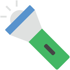Torch Flat Illustration