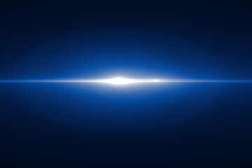 Light lens flare effect on black background