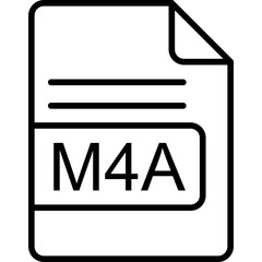 M4A File Format Icon