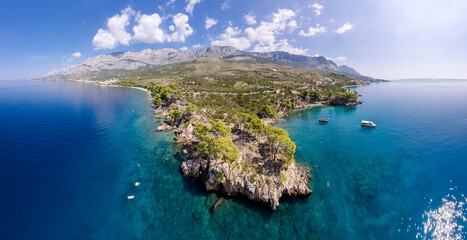 Croatia, adriatic seaCroatia, adriatic sea background beach - beautiful view of the sea background...