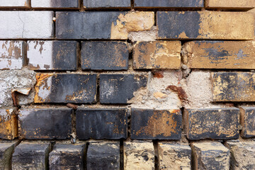 Old wall of bricks