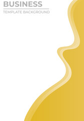 abstract gold wave business template background white background. Can be used for banners, covers and headers.