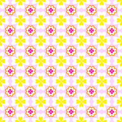 seamless pattern with flowers
