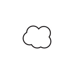 Bubble blobs icon design illustration