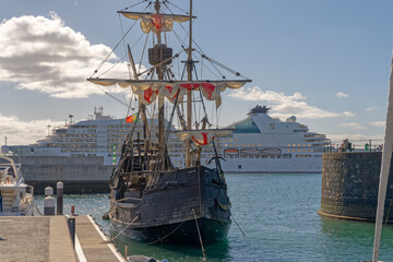 Santa Maria Schiff Kreuzfahrtschiff Madeira Portugal