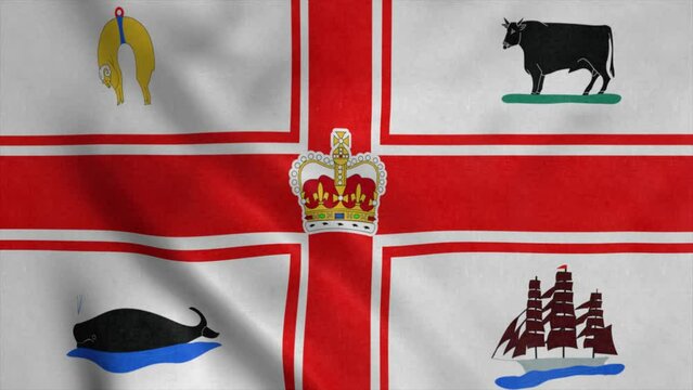 Flag of the city of Melbourne in the state of Australia