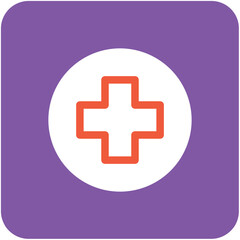 Obraz premium Medical Cross Vector Icon