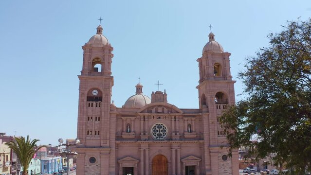 tacna cathedral peru 2022 drone flight