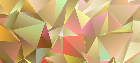 Fototapeta premium Abstract Low-Poly background. triangulated texture. Design 3d. Polygonal geometrical pattern. Triangular modern style