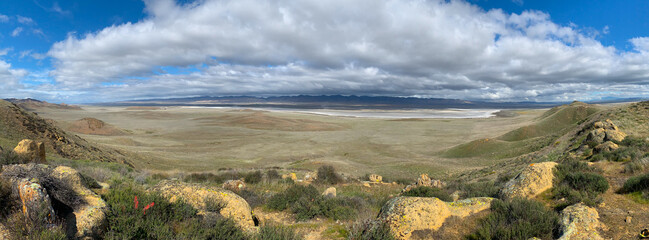 View of Soda Lake from Carrizo Ridge, Carrizo Plain National Monument