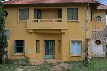 decoration focus on the old house