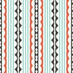 ฺฺBatik Textile Ikkat or ikat design seamless pattern digital vector design for Print saree Kurti Borneo Fabric border brush symbols swatches party wear