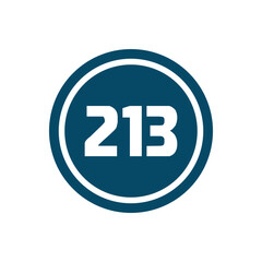 Numeric icon vector design templates
