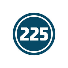 Numeric icon vector design templates