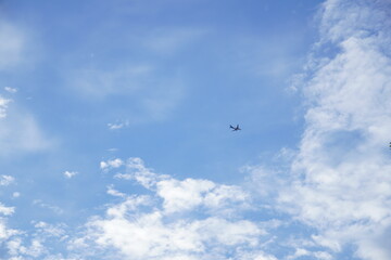 Plane in the sky