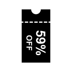 Discount offer icon vector design templates